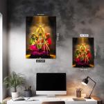 Maa Ambabai Mahalakshmi: The Eternal Queen of Prosperity & Power | Sacred Metal Poster