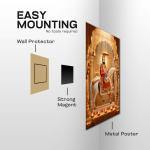 Shree Baba Ramdev Pir Ji: The Eternal Rider of Faith & Protection | Divine Metal Poster