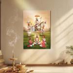Baba Ramdev Ji: Eternal Guru & Guardian of Faith Metal Poster