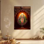 Bhawani Mata: Eternal Flame of Shakti & Sovereign Protection | Divine Metal Poster