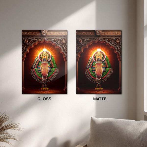 Bhawani Mata: Eternal Flame of Shakti & Sovereign Protection | Divine Metal Poster