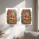 Shree Dev Bodageshwar Rakhandar: The Guardian of Justice, Courage & Sacred Duty | Divine Metal Poster