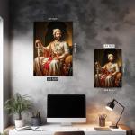 The Dharma Yoddha: Eternal Glory of the Righteous King | Royal Heritage Metal Poster