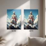 Chhatrapati Shivaji Maharaj: The Lion of Swarajya, Eternal Flame of Dharma & Freedom | Heroic Divine Metal Poster
