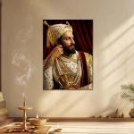 Chhatrapati Shivaji Maharaj: The Eternal Flame of Swarajya & Dharma | Divine Metal Poster