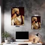 Chhatrapati Shivaji Maharaj: The Eternal Flame of Swarajya & Dharma | Divine Metal Poster