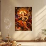 Mahaganapati: The Radiant Lord of Auspicious Beginnings | Divine Metal Poster