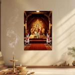 Shree Siddhivinayak Ganapati: The Sovereign of Blessings & Victory | Divine Metal Poster