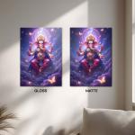 Shree Ganesha: Lord of Infinite Beginnings & Celestial Wisdom | Divine Cosmic Metal Poster