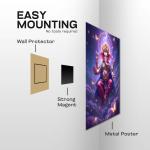 Shree Ganesha: Lord of Infinite Beginnings & Celestial Wisdom | Divine Cosmic Metal Poster