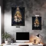 Mahaganapati: Remover of Obstacles & Guardian of Auspicious Beginnings Metal Poster