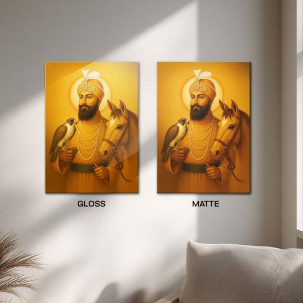 Sri Guru Gobind Singh Ji: Sovereign of Courage, Compassion & Divine Sovereignty | Eternal Khalsa Metal Poster