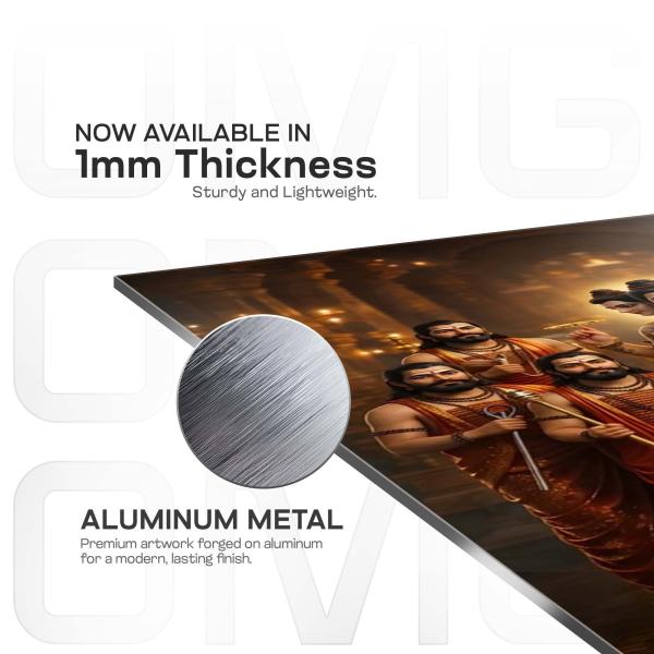 Shree Dattatreya Swami: The Eternal Guru of the Trimurti | Divine Metal Poster