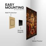 Shree Dattatreya Swami: The Eternal Guru of the Trimurti | Divine Metal Poster