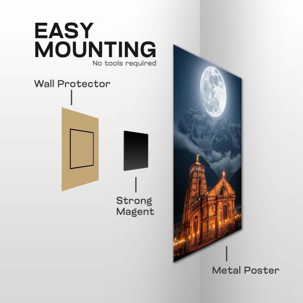 Kedarnath Mahadev: Celestial Stillness under the Full Moon Edition