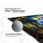 Shri Krishna Van Vihar: The Lotus-Bearer of Divine Harmony | Celestial Forest Metal Poster