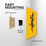 Krishna: The Golden Melody Metal Poster