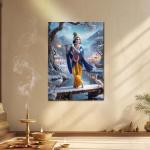Krishna: The Winter Melody of Divine Grace Metal Poster