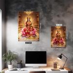 Padma Lakshmi: Goddess of Wealth & Divine Abundance Metal Poster