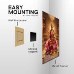 Padma Lakshmi: Goddess of Wealth & Divine Abundance Metal Poster
