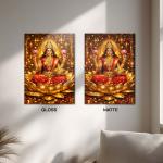 SWARNA SHRI LAKSHMI – Goddess of Infinite Abundance & Divine Prosperity Metal Poster
