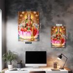 Maa Lakshmi: Goddess of Wealth & Divine Abundance Metal Poster