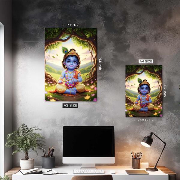 Bal Gopal: The Soul-Enchanter Metal Poster
