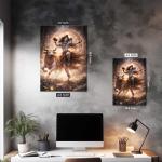 Shiva Tandava Leela: Cosmic Dance of Creation & Liberation Metal Poster