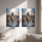 Mahadev Rudra Yatra: The Cosmic Procession of Power & Awakening Metal Poster
