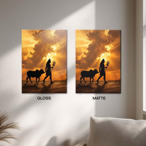Mahadev: The Eternal Path of Dharma & Detachment | Divine Metal Poster