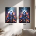 Mahadev: Cosmic Ascendance Metal Poster