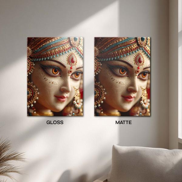 Matarani: The All-Seeing Mother of Shakti, Protection & Infinite Compassion | Divine Metal Poster