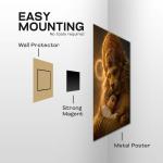 Narasimha Avatar: Divine Protector of Innocence & Faith Metal Poster