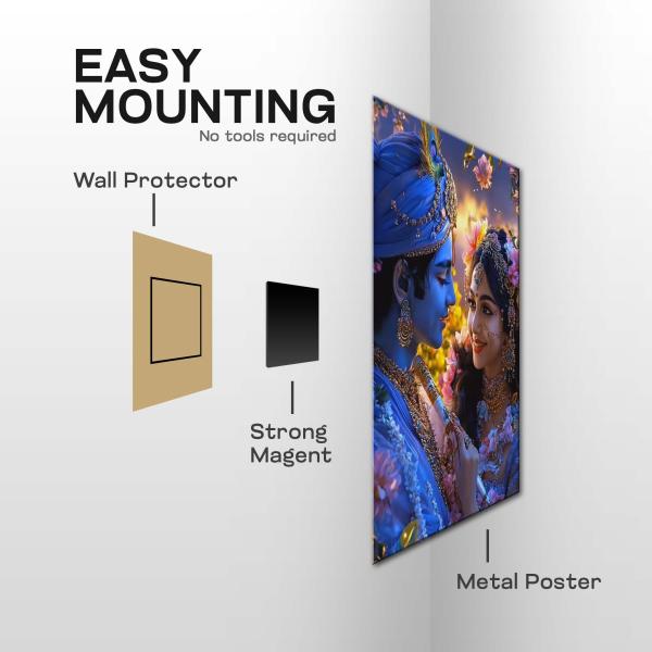 RadhaKrishna: Eternal Love Metal Poster