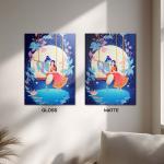 RadhaKrishna: Divine Swing of Love Metal Poster