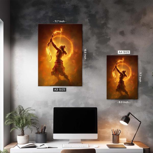 Veer Ram: The Divine Archer Metal Poster