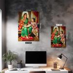 Rajmata Jijau: The Sacred Mother of Swarajya | Eternal Heritage Metal Poster