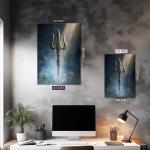 Trishul of Mahashakti: The Eternal Weapon of Cosmic Balance | Divine Power Metal Poster