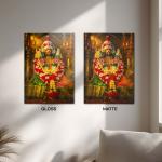 Aai Tuljabhawani: The Sovereign Mother of Power, Protection & Destiny | Divine Shakti Metal Poster