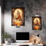 Maa Vaishno Devi: The Supreme Shakti of Faith & Fulfillment | Sacred Metal Poster