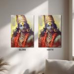 Shri Vithu Mauli: The Compassionate Lord of Pandharpur | Sacred Metal Poster